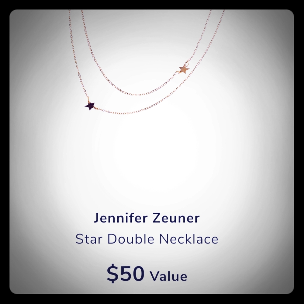 Jennifer Zeuner Star Double Necklace